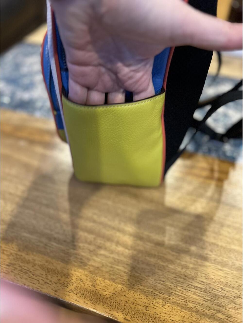 Stylish Coach Color Block Backpack - Picture 6 of 9